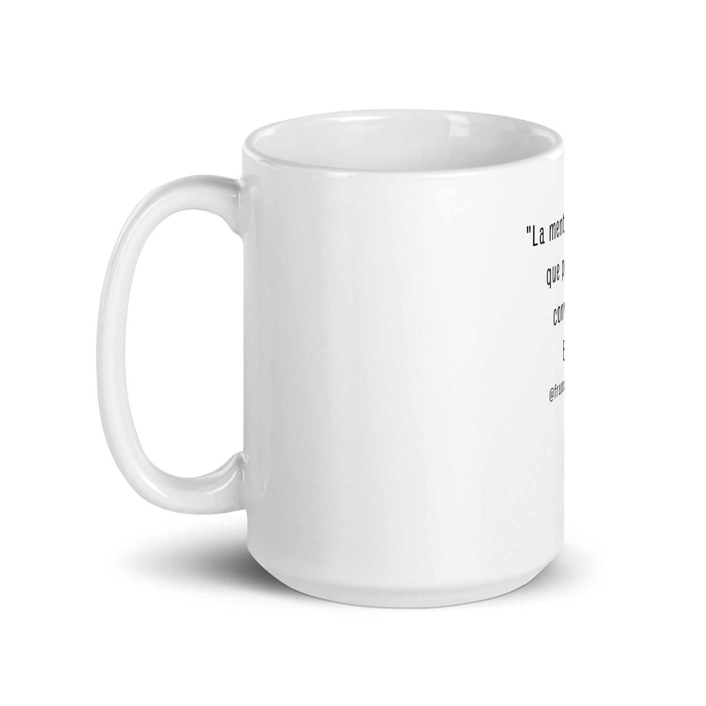 N°17 Frase Taza blanca brillante Buda