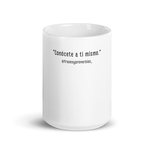 N°39 Proverbio Taza blanca brillante